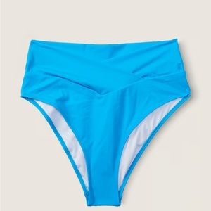 **WHITE** Pink swim bottoms